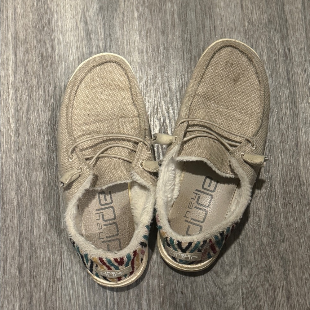 Hey Dude Womens Tan Shoes